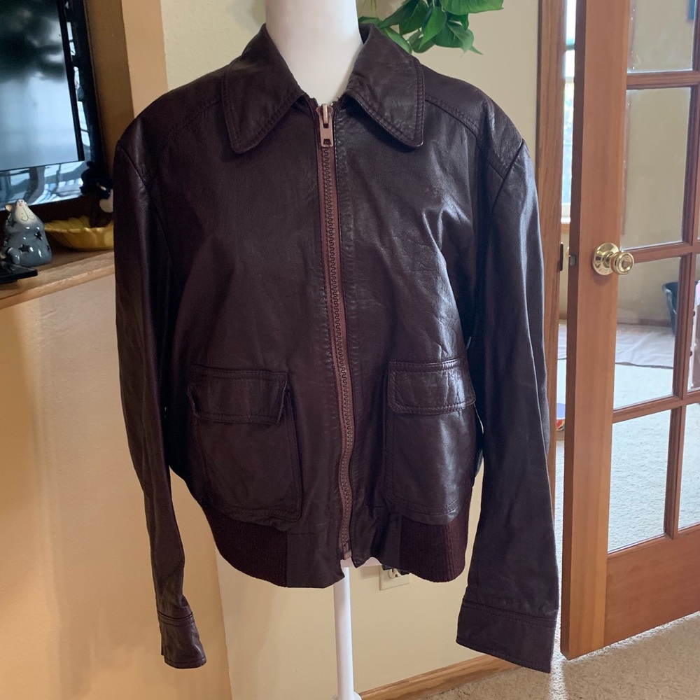 🔥Vintage 60’s/70’s Leather Jacket 🧥🔥
